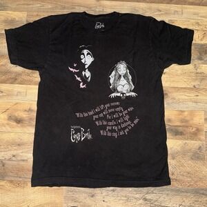 Tim Burton's Corpse Bride Jumbo Collage T-Shirt Hot Topic Size Large